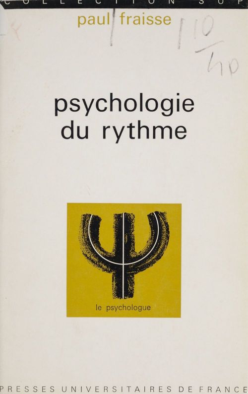 ebook cover of Psychologie du rythme, by Paul Fraisse