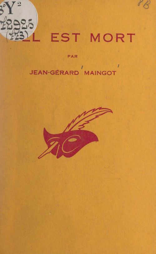 ebook cover of Tel est mort, by Jean-Gerard Maingot