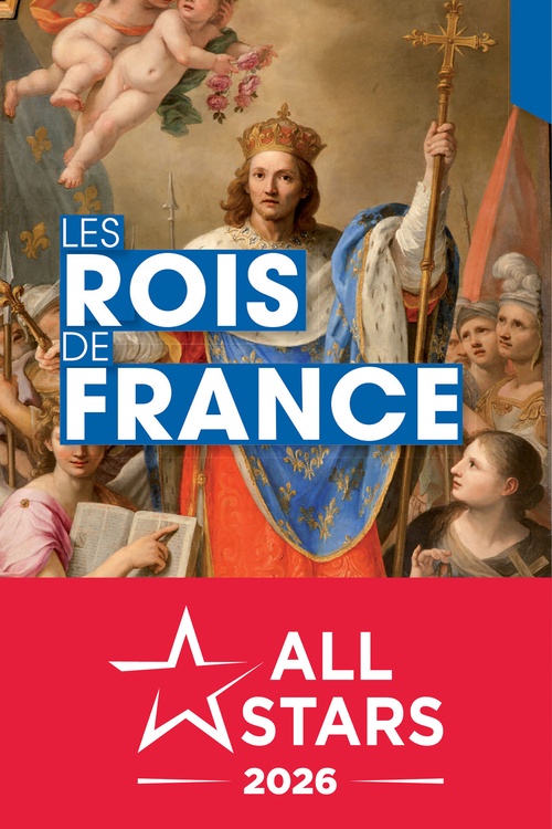 Couverture ebook de Les rois de France, de Collectif