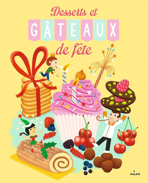 ebook cover of Desserts et gâteaux de fête, by Pierre-Olivier Lenormand