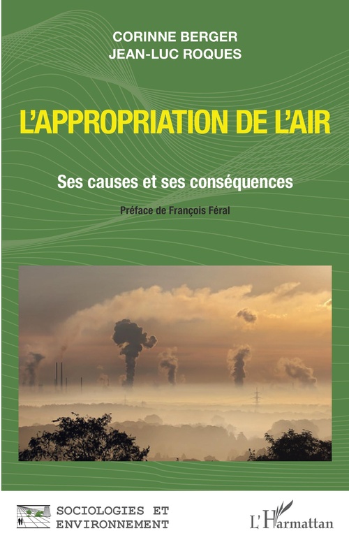 Couverture ebook de L'appropriation de l'air, de Corinne Berger, Jean-luc Roquès