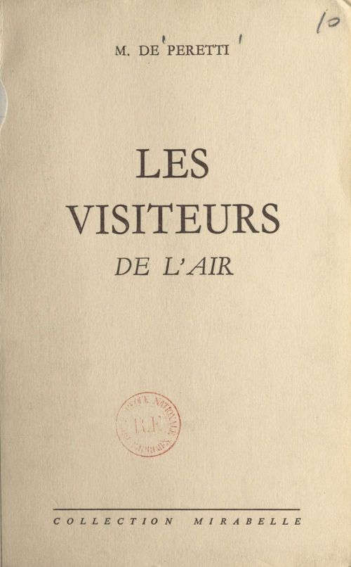 ebook cover of Les visiteurs de l'air, by Marguerite De Peretti