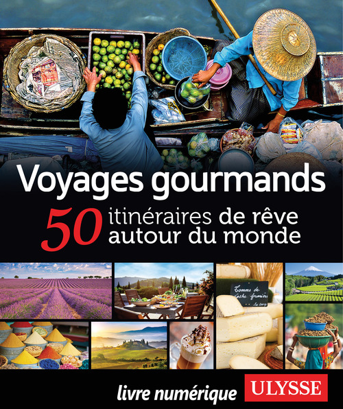 ebook cover of Voyages gourmands - 50 itinéraires de rêve autour du monde, by Collectif