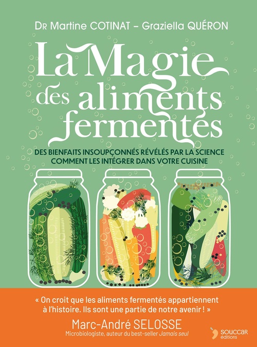 ebook cover of La magie des aliments fermentés, by Graziella Queron, Martine Cotinat