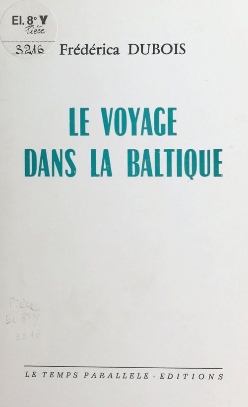 Couverture ebook de Le voyage dans la Baltique, de Frederica Dubois