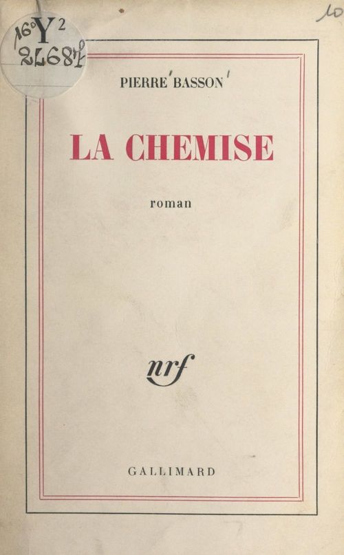 Couverture ebook de La chemise, de Pierre Basson