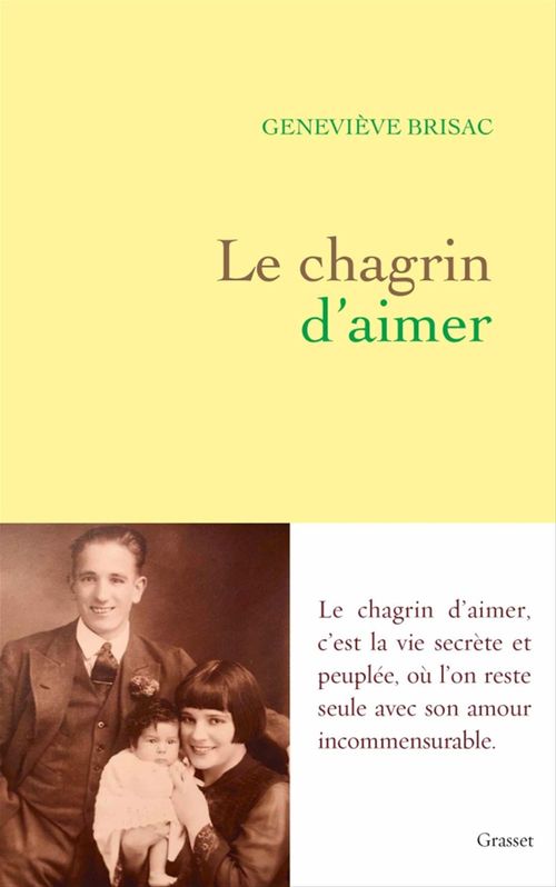 ebook cover of Le chagrin d'aimer, by Geneviève Brisac