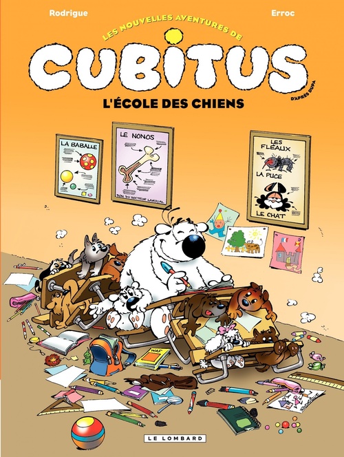 ebook cover of Cubitus  - tome 9 - L'école des chiens, by Erroc, Michel Rodrigue