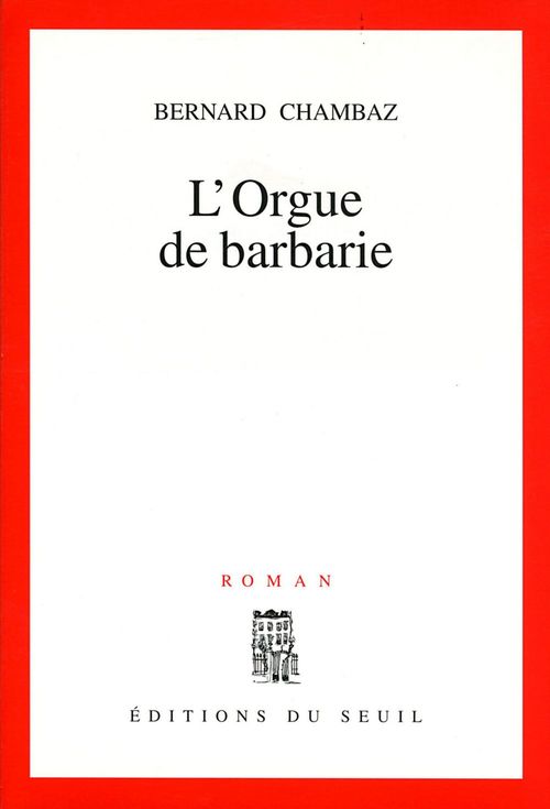 Couverture ebook de L'Orgue de barbarie, de Chambaz Bernard