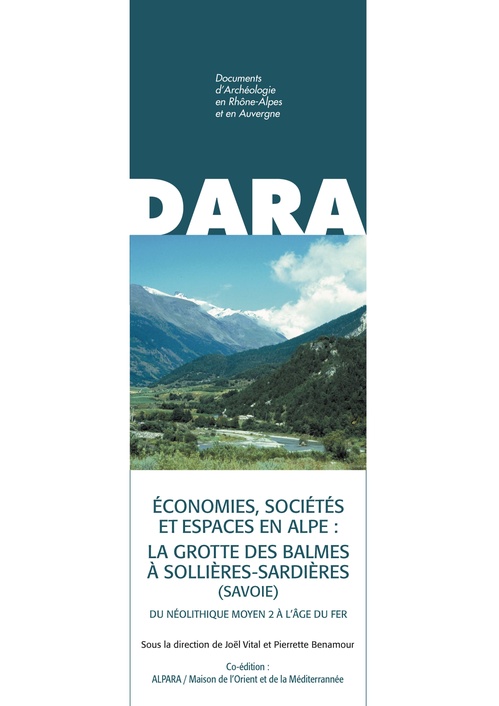 ebook cover of Économies, sociétés et espaces en Alpe : la grotte des Balmes à Sollières-Sardières (Savoie), by Collectif