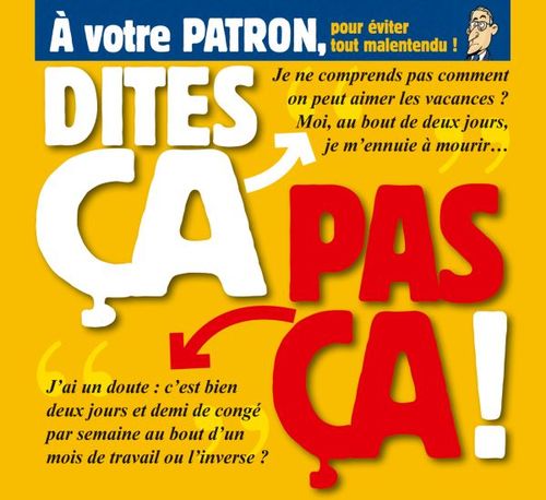 ebook cover of Dites ça. pas ça ! - À votre patron, by Pat Perna