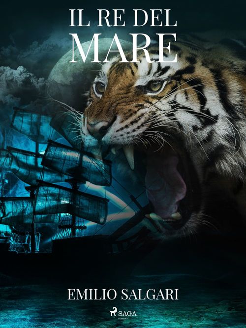 ebook cover of Il re del mare, by Emilio Salgari