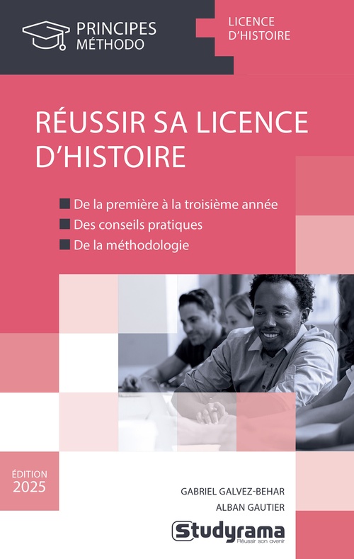 ebook cover of Réussir sa licence d'histoire, by Gabriel Galvez-Behar, Alban Gautier