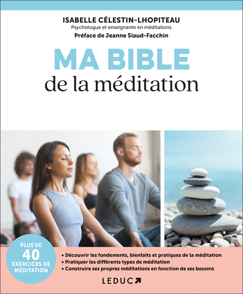 Couverture ebook de Ma Bible de la méditation, de Isabelle Célestin-lhopiteau