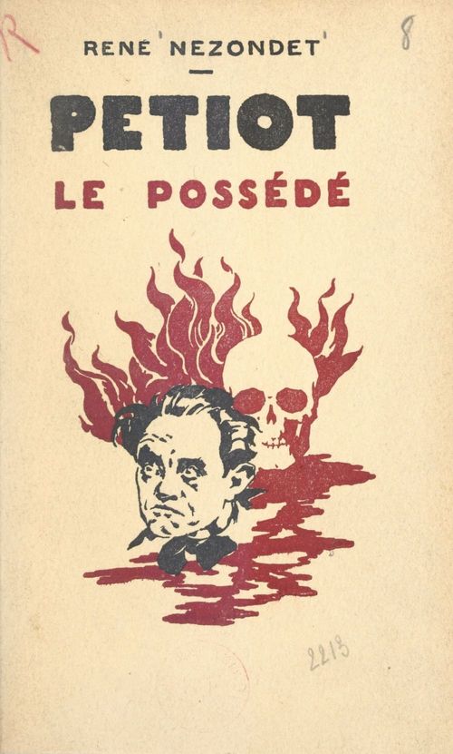 Couverture ebook de Petiot "Le possédé", de Rene Nezondet