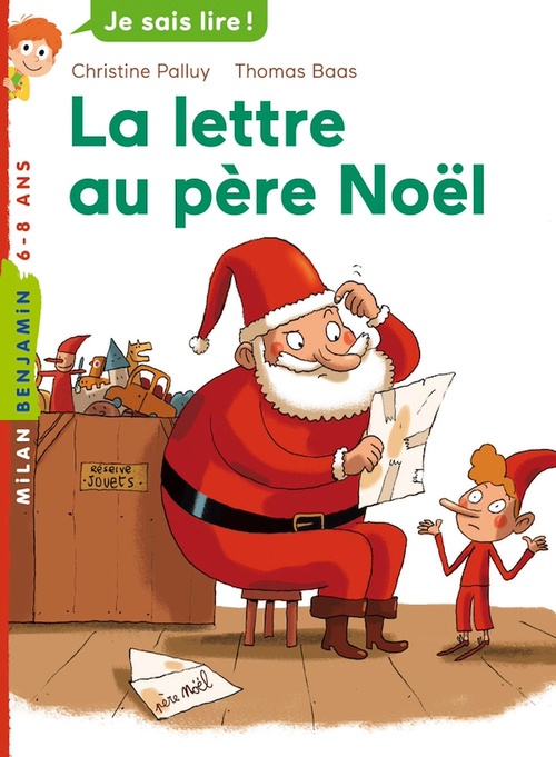 Couverture ebook de La lettre au père Noël, de Christine Palluy
