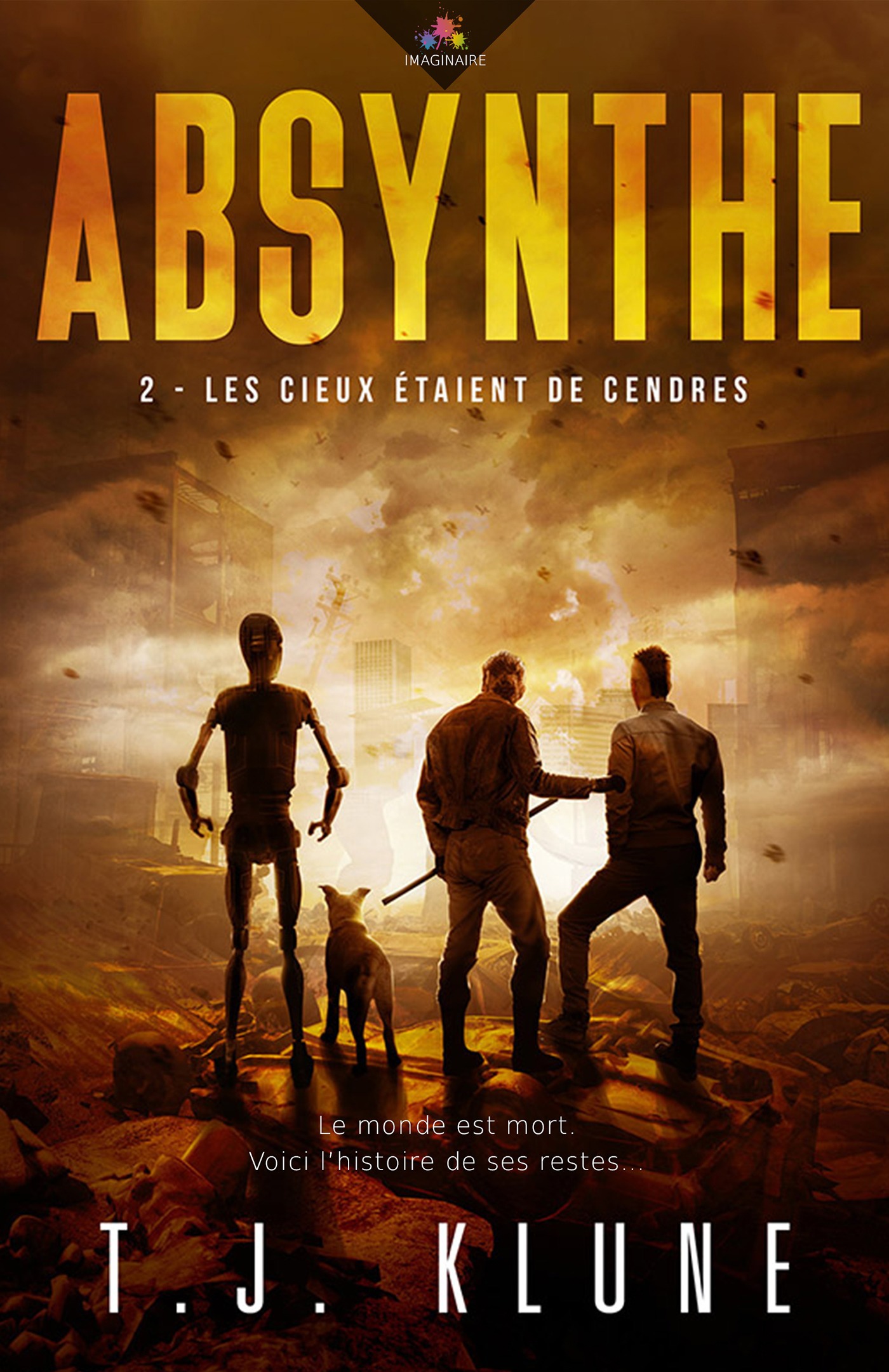 ebook cover of Les cieux étaient de cendres, by T. J. Klune