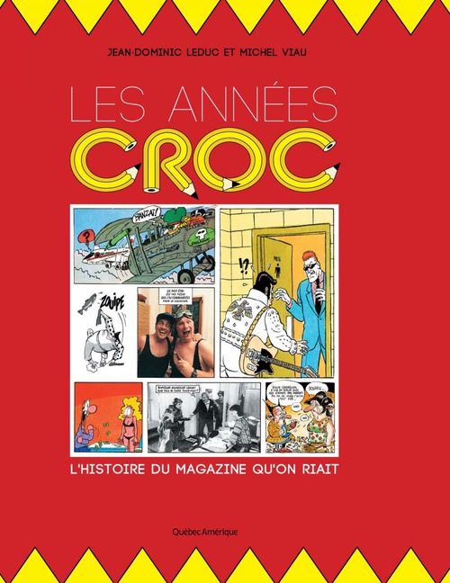 Couverture ebook de Les Années Croc, de Michel Viau