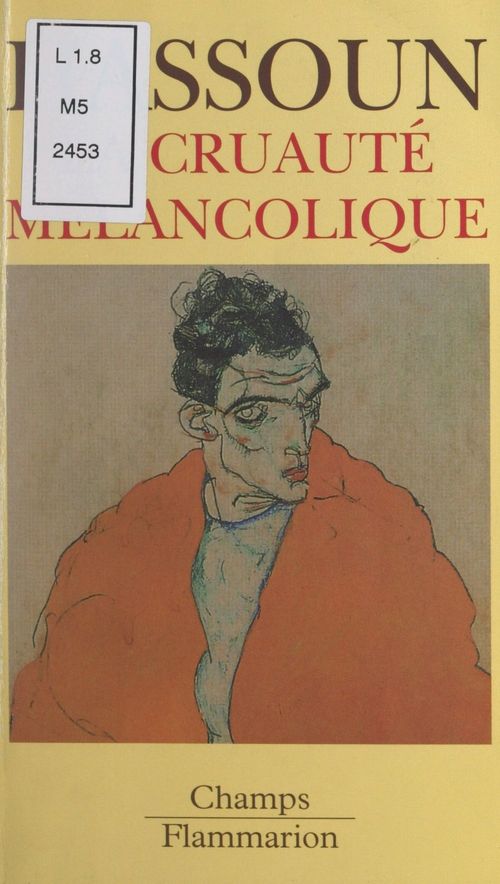 Couverture ebook de La cruauté mélancolique, de Jacques Hassoun