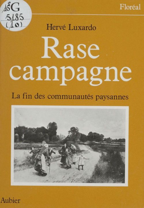 Couverture ebook de Rase campagne, de Hervé Luxardo
