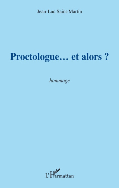ebook cover of Proctologue... et alors ?, by Jean-luc Saint-martin