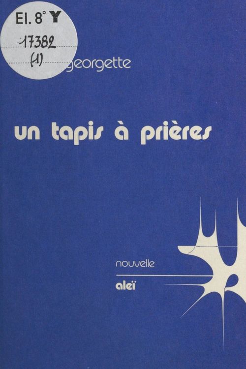 ebook cover of Un tapis à prières, by Annick Georgette
