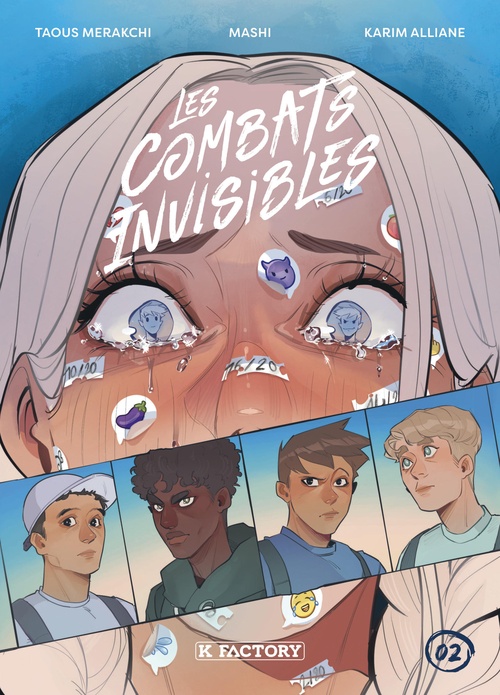 Couverture ebook de Les Combats Invisibles - Tome 2/2, de ALLIANE Karim, Taous MERAKCHI, Karim Alliane