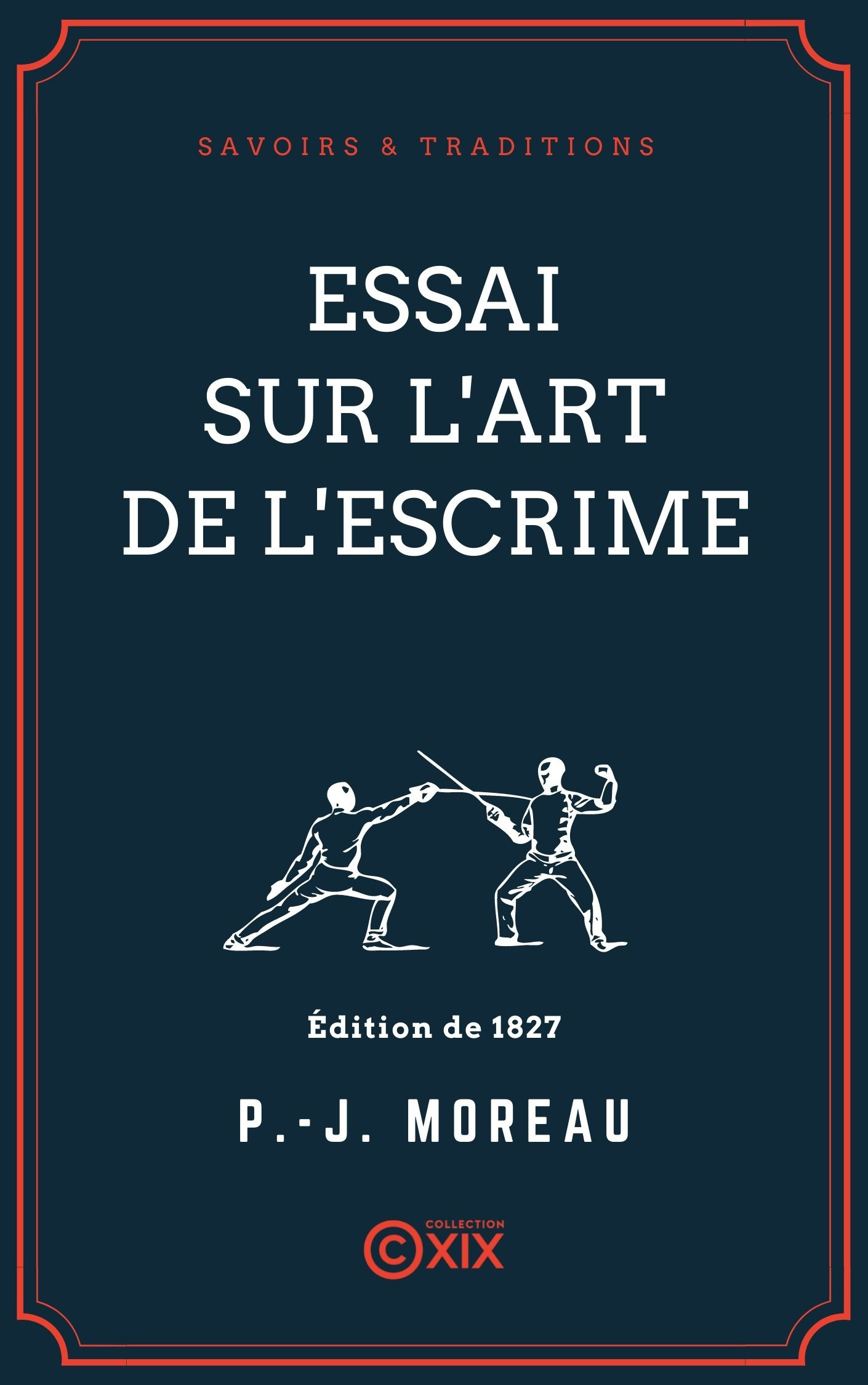 Couverture ebook de Essai sur l'art de l'escrime, de P. -J. Moreau