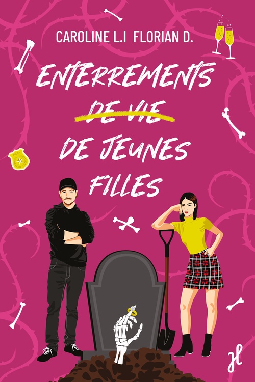 ebook cover of Enterrements de vie de jeunes filles, by Caroline L. I, Florian D.