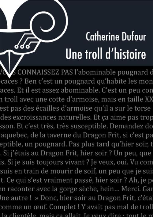 ebook cover of Une troll d'histoire, by Catherine Dufour