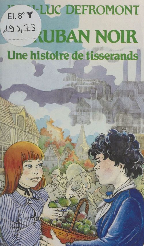Couverture ebook de Le ruban noir : une histoire de tisserands, de Defromont Jl
