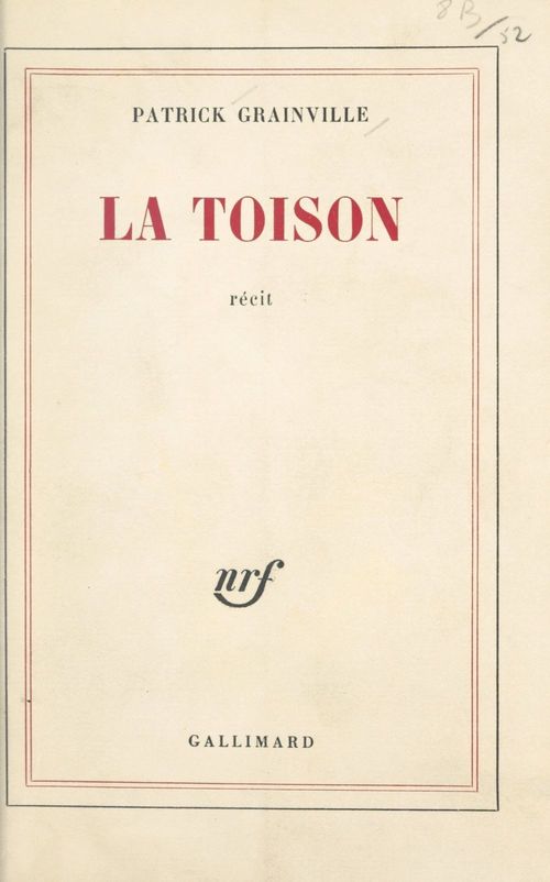 Couverture ebook de La toison, de Patrick Grainville