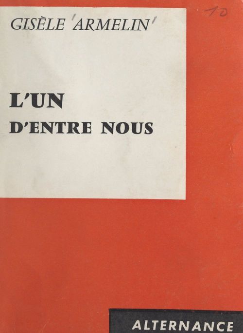 ebook cover of L'un d'entre nous, by Gisele Armelin