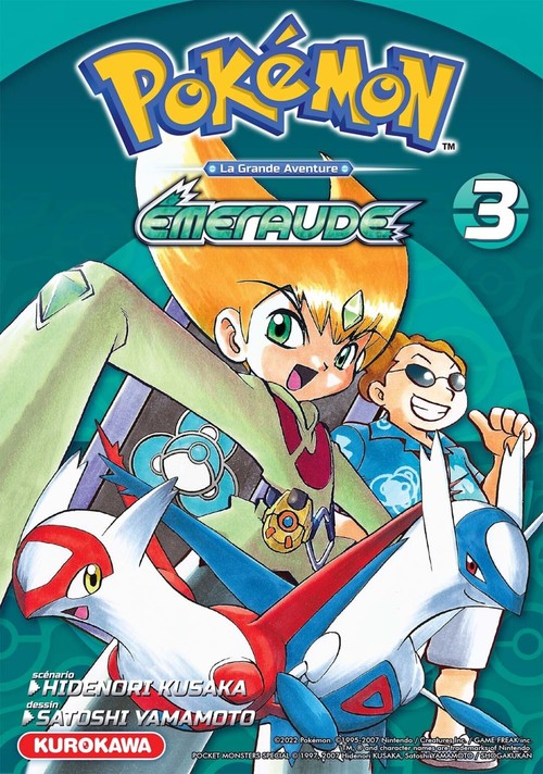 Couverture ebook de Pokémon Rouge Feu et Vert Feuille / Émeraude - Tome 3, de Hidenori Kusaka, Satoshi Yamamoto