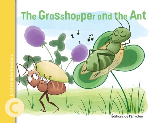 ebook cover of The Grasshopper and the Ant, by Annie-Claude Lebel
