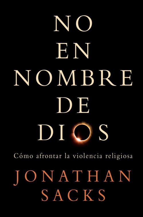 ebook cover of No en nombre de Dios, by Jonathan Sacks