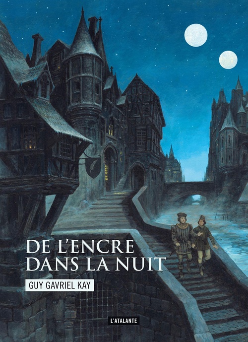 ebook cover of De l'encre dans la nuit, by Guy Gavriel Kay