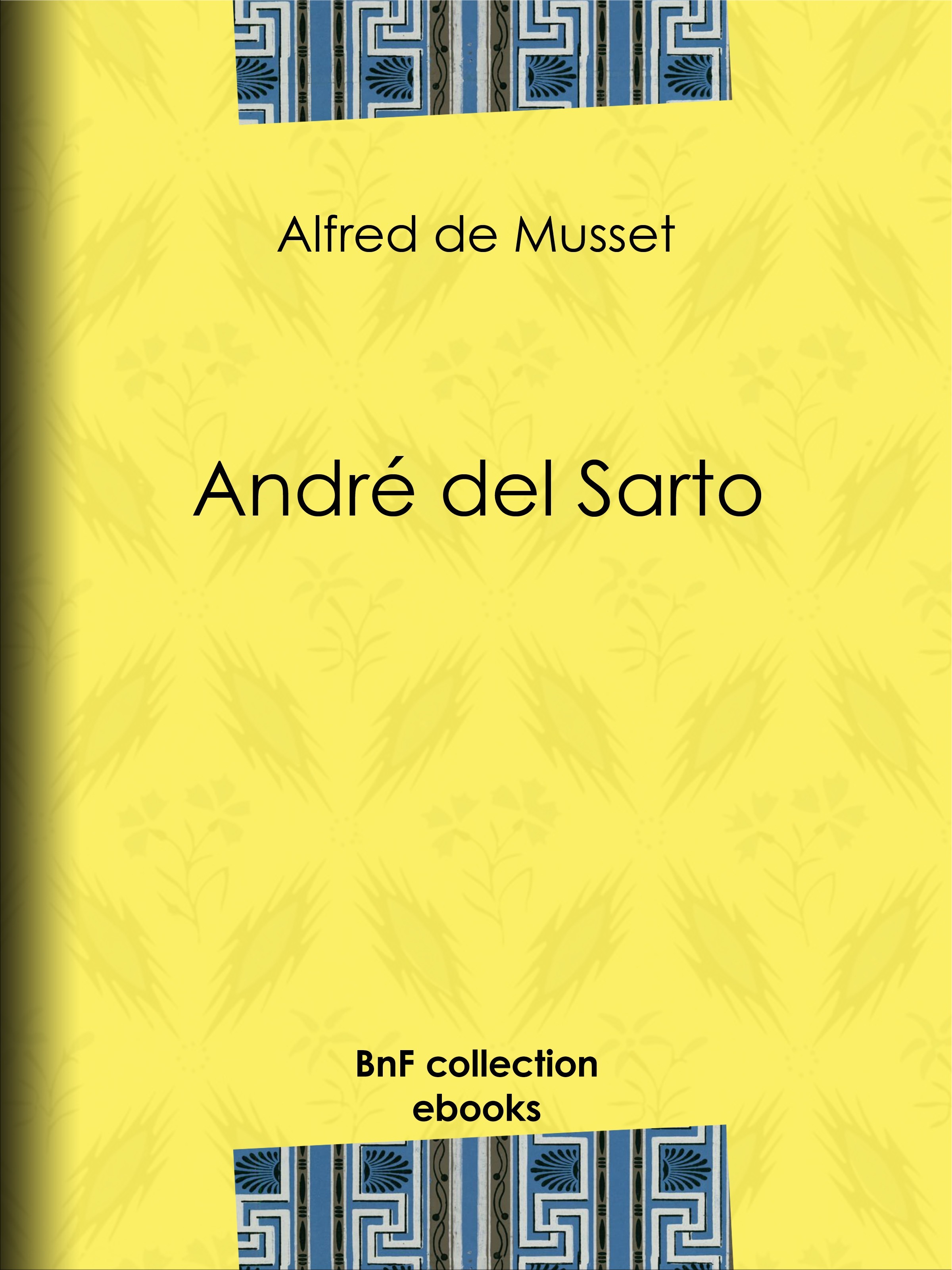 ebook cover of André del Sarto, by Alfred de Musset