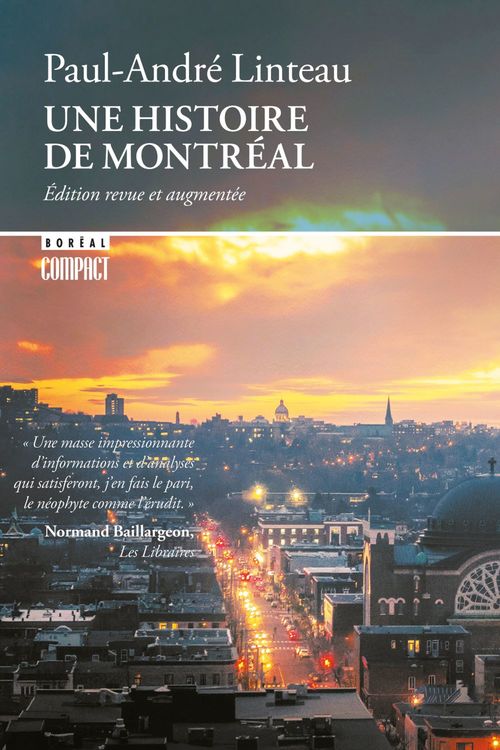 ebook cover of Une histoire de Montréal, by Paul-André Linteau