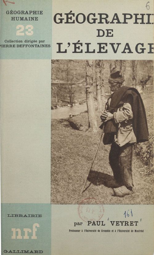 ebook cover of Géographie de l'élevage, by Paul Veyret