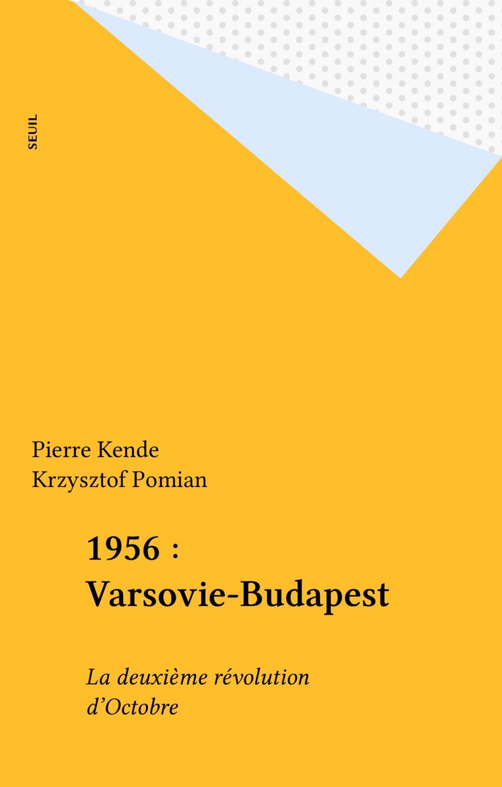 ebook cover of 1956 : Varsovie-Budapest, by