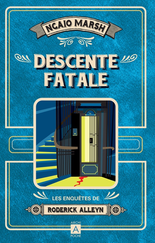 ebook cover of Descente fatale, by Ngaio Marsh