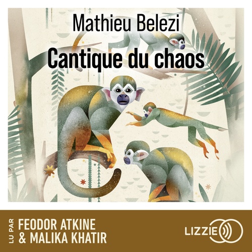 audiobook cover of Cantique du chaos, by Mathieu Belezi