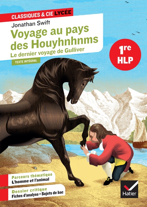 Couverture ebook de Voyage au pays des Houyhnhnms - Le dernier voyage de Gulliver, de Jonathan Swift
