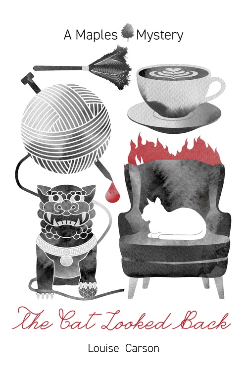Couverture ebook de The Cat Looked Back, de Louise Carson
