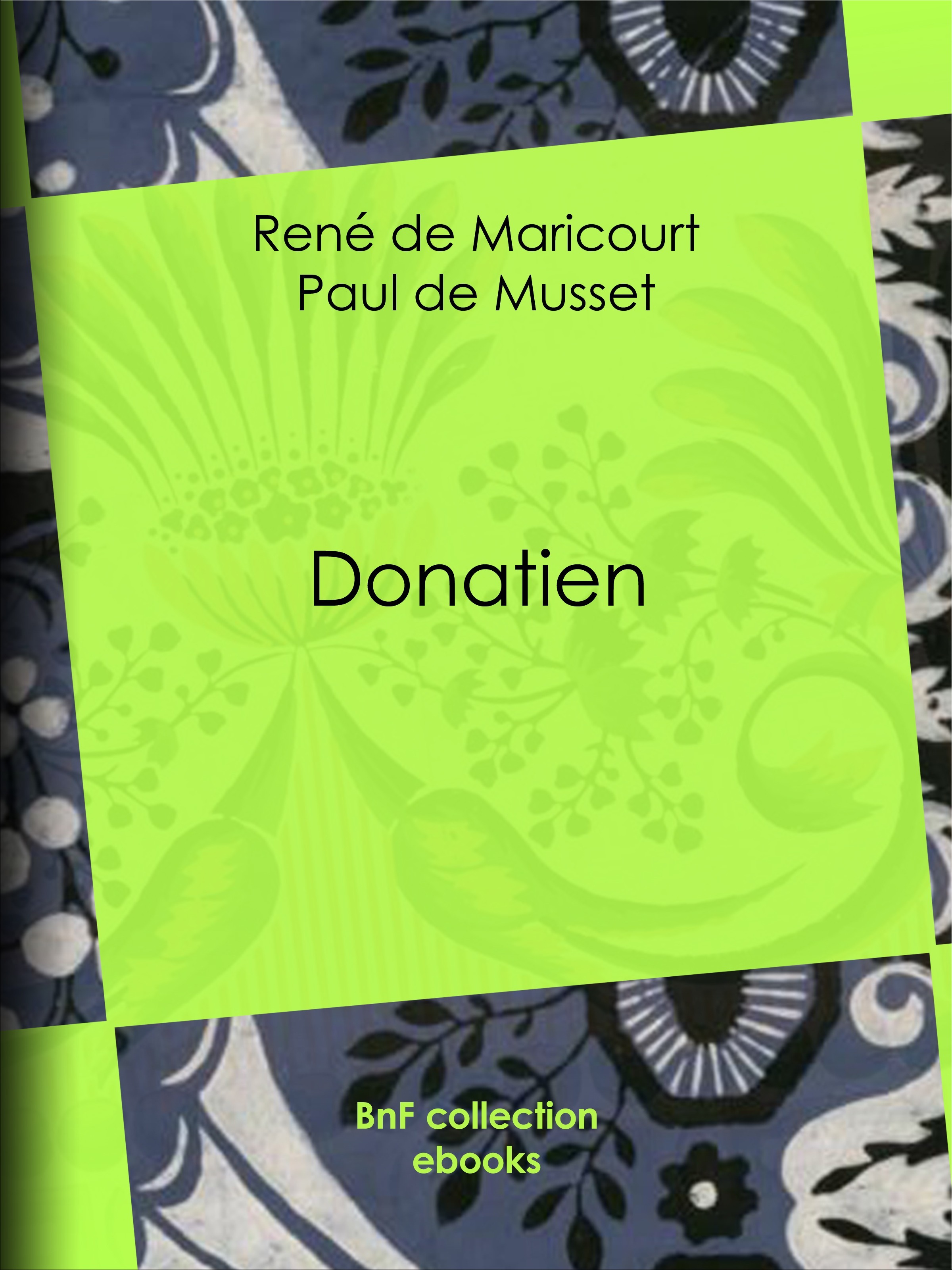 ebook cover of Donatien, by Paul de Musset, Rene De Maricourt
