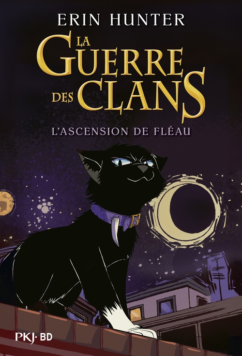 ebook cover of La guerre des clans - BD - L'ascension de Fléau, by Erin Hunter, Dan Jolley