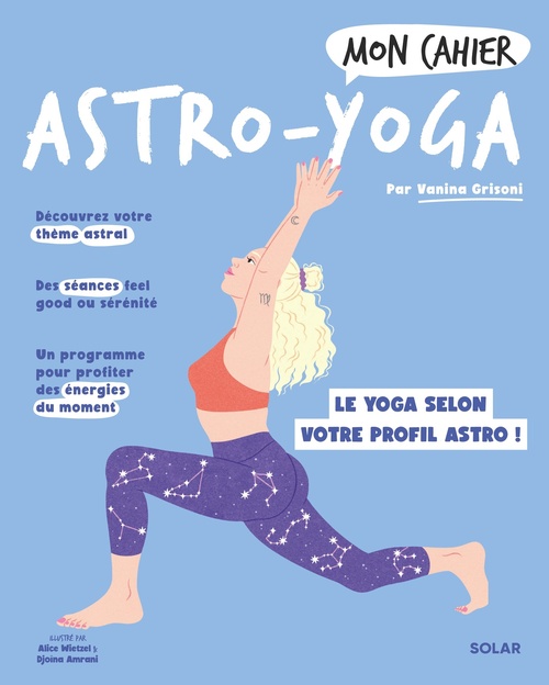 Couverture ebook de Mon cahier Astro-yoga, de Vanina Grisoni