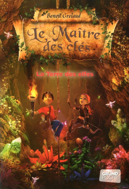 Couverture ebook de Le maitre des cles t04 La terre des elfes, de Benoît Grelaud