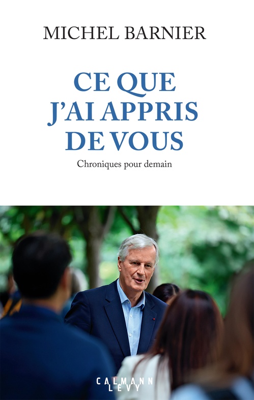 ebook cover of Ce que j'ai appris de vous, by Michel Barnier